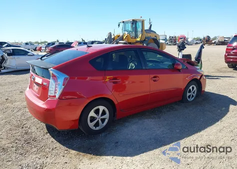 2012 Toyota Prius Three z USA, uszkodzony, nr VIN JTDKN3DU4C1536604